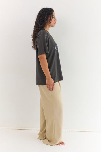 Lock Tee - Washed Black