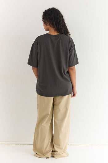 Lock Tee - Washed Black