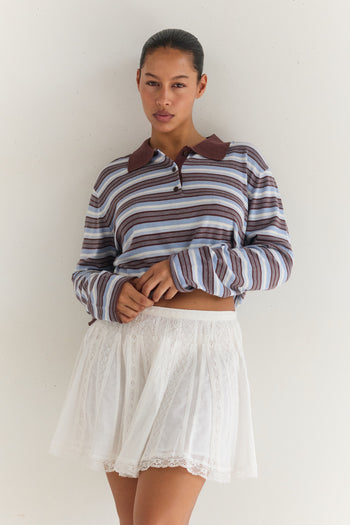 Sofie Mini Skirt - Blanc