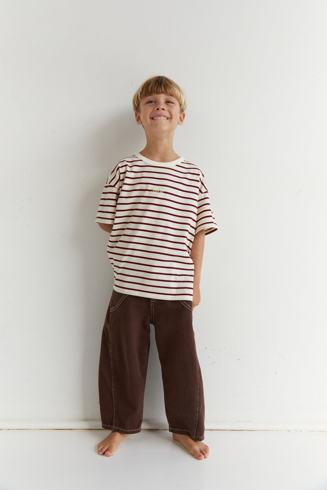 Zion Tee - Chilli Stripe