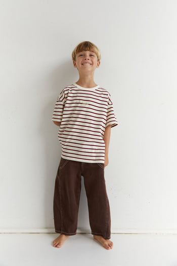 Zion Tee - Chilli Stripe