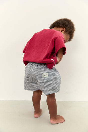 Banjo Short - Grey Check