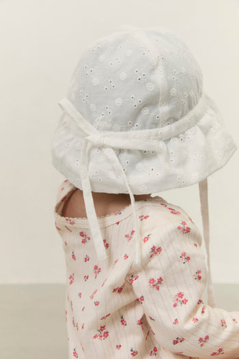 Baby Poet Sun Hat - Blanc