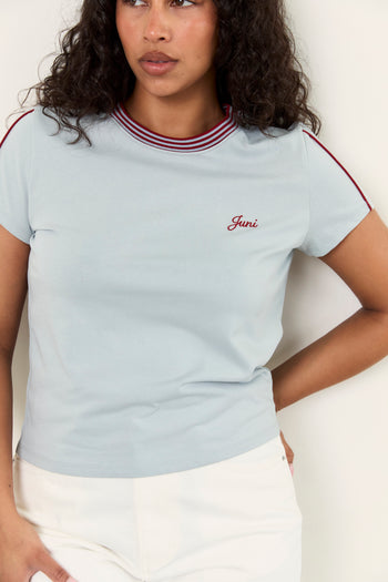Baby Logo Tee - Stone Blue