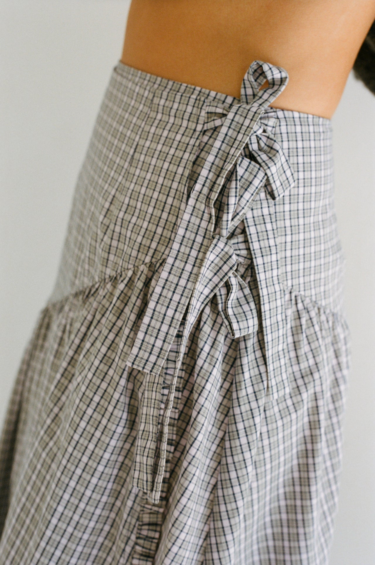 Margot Midi Skirt - Check