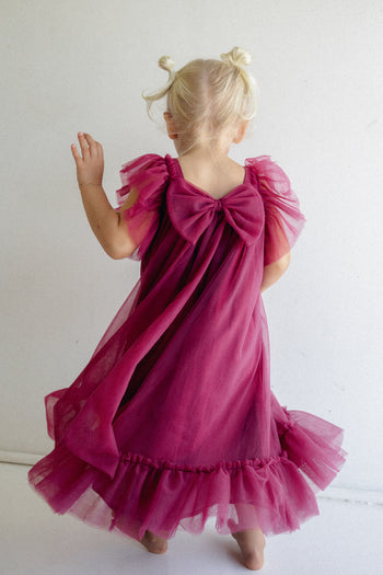Zimi Tulle Dress - Holly Berry