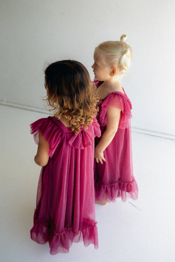 Zimi Tulle Dress - Holly Berry