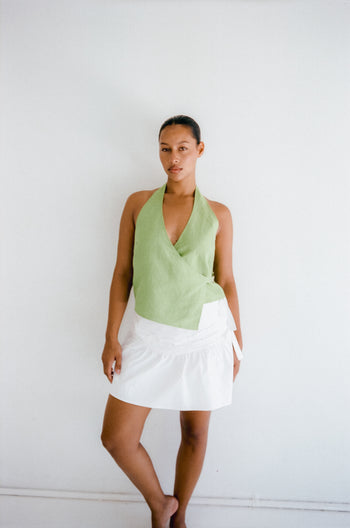 Annika Mini Skirt - Blanc