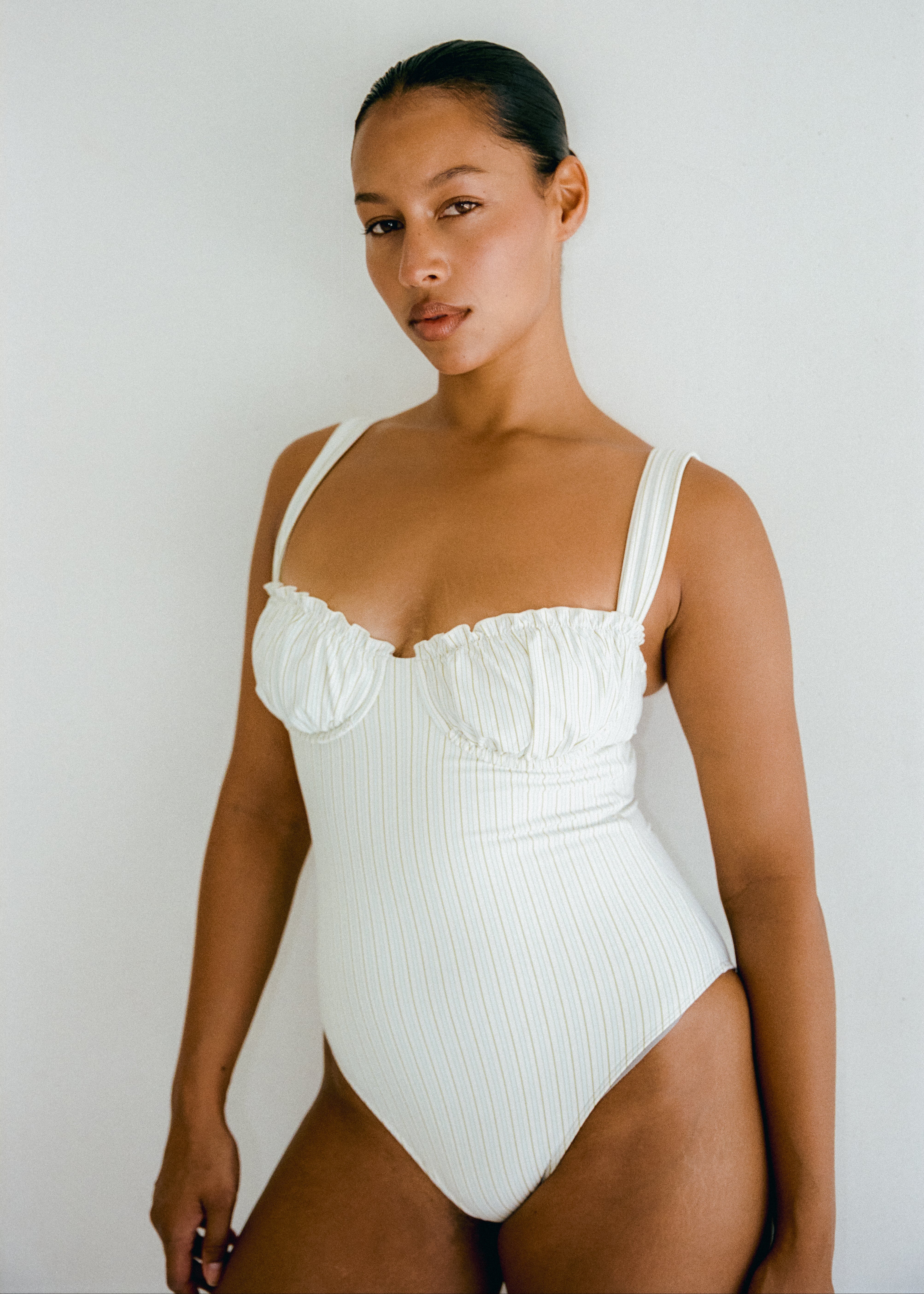 Ophelia One Piece - Blue Stripe - JUNI