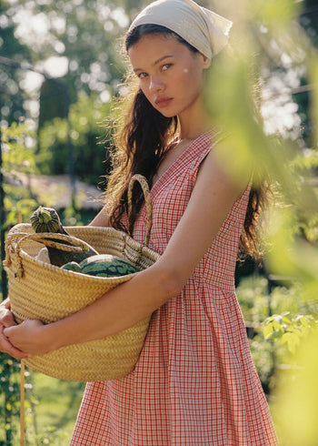 Hunter Mini Dress - Red Check