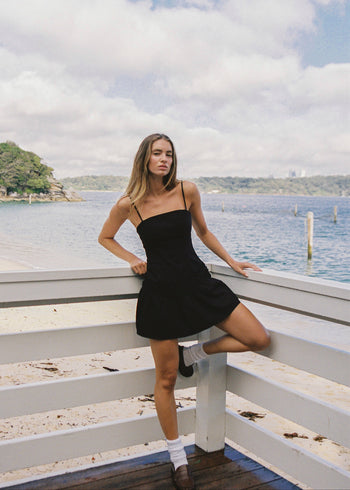 Maya Mini Dress - Black