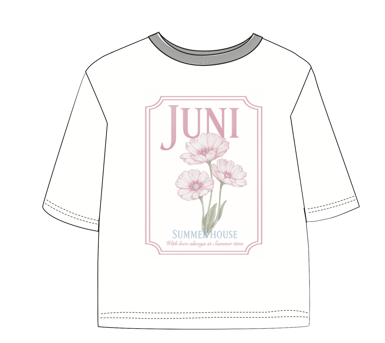 Summer House Tee - White