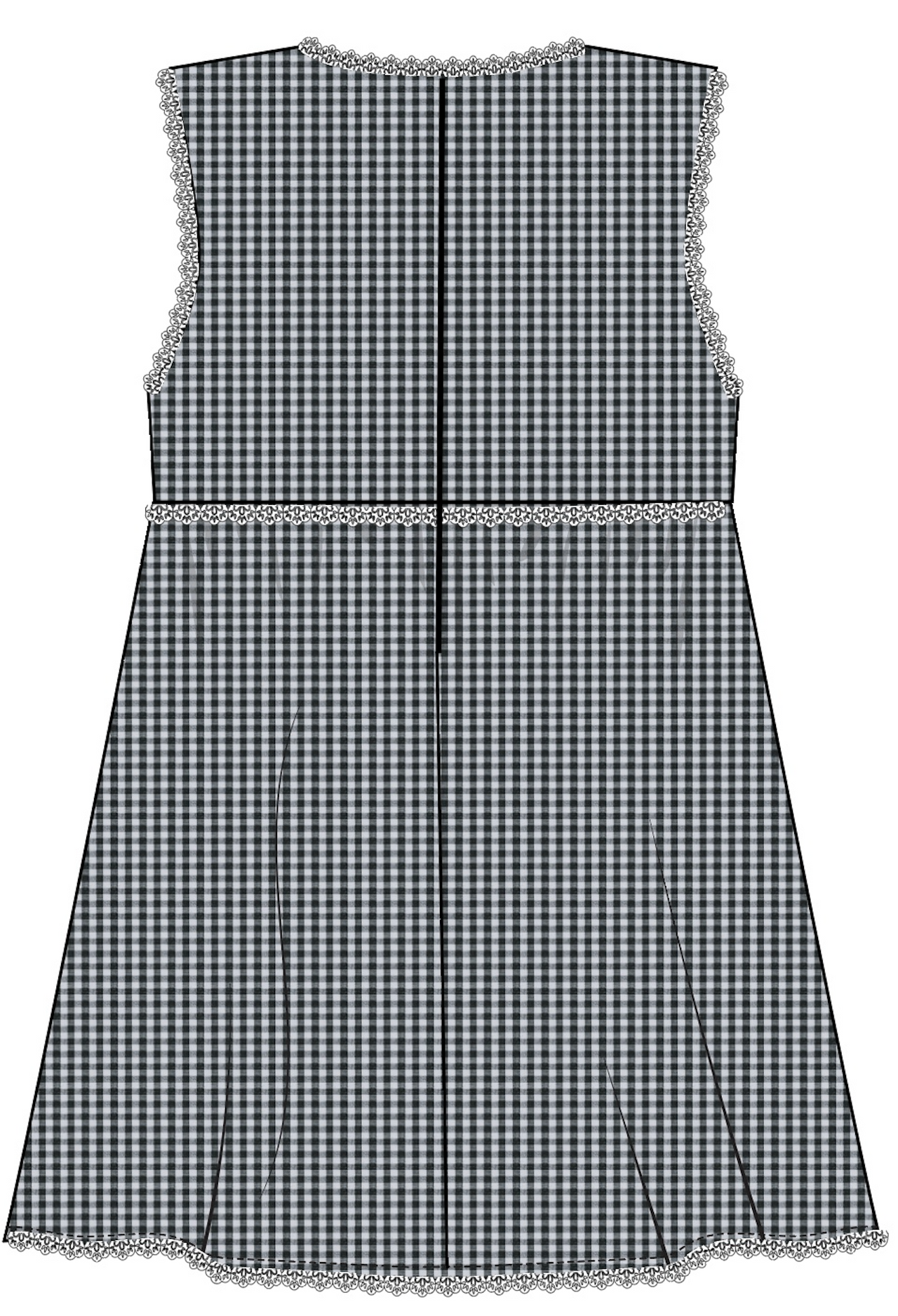 JNR Hunter Dress - Midnight Check