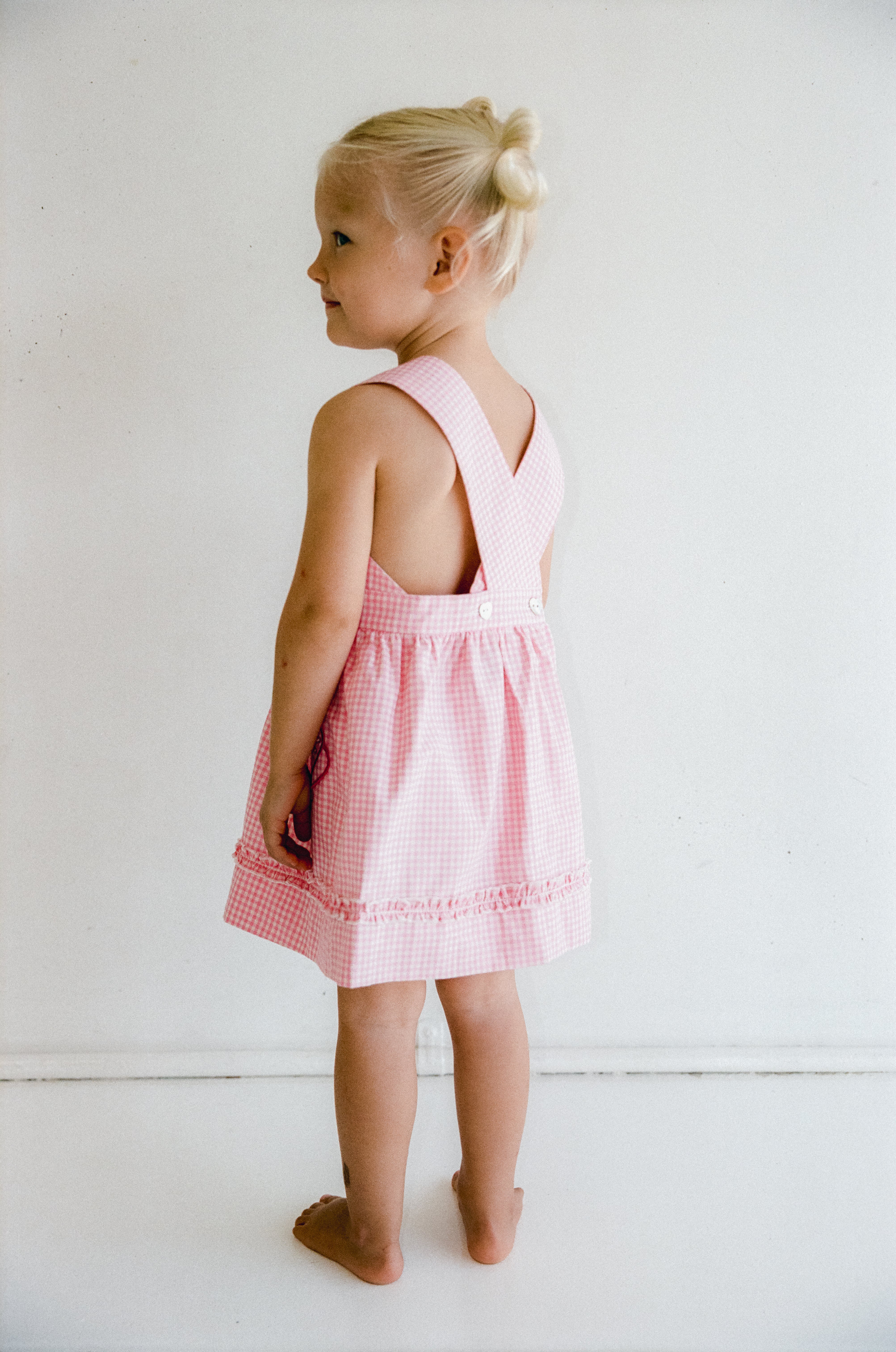 Coco Dress - Strawberry Gingham - JUNI