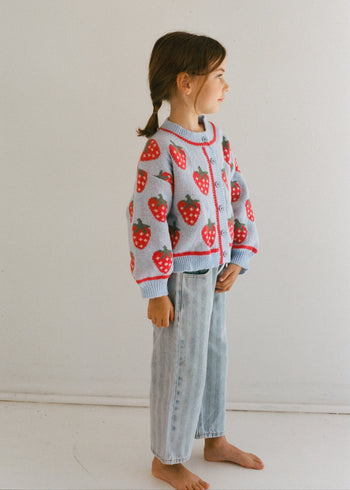 Strawberry Sky Knit Cardigan *Pre-Order