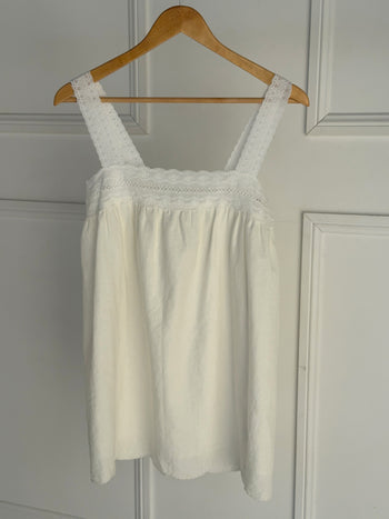 Francesca Mini Dress - Blanc
