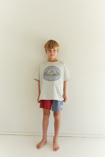 Rayne Short - Paprika/Denim Blue