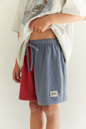 Rayne Short - Paprika/Denim Blue
