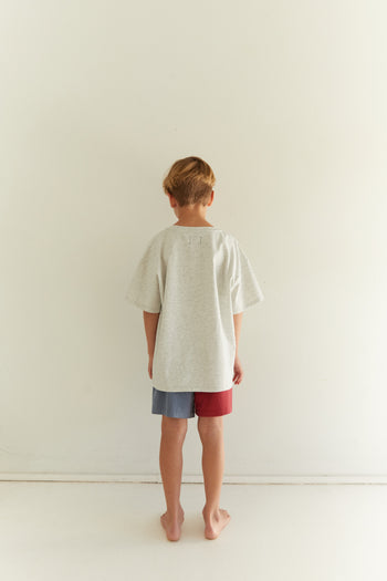 JNR Alpine Tee - Grey Marle