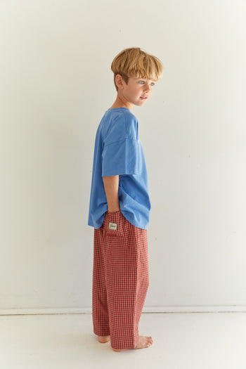 Benji Pant - Red Check