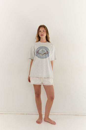 Alpine Tee - Grey Marle