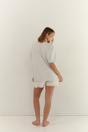 Alpine Tee - Grey Marle