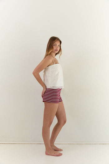Olivia Lace Cami - Blanc