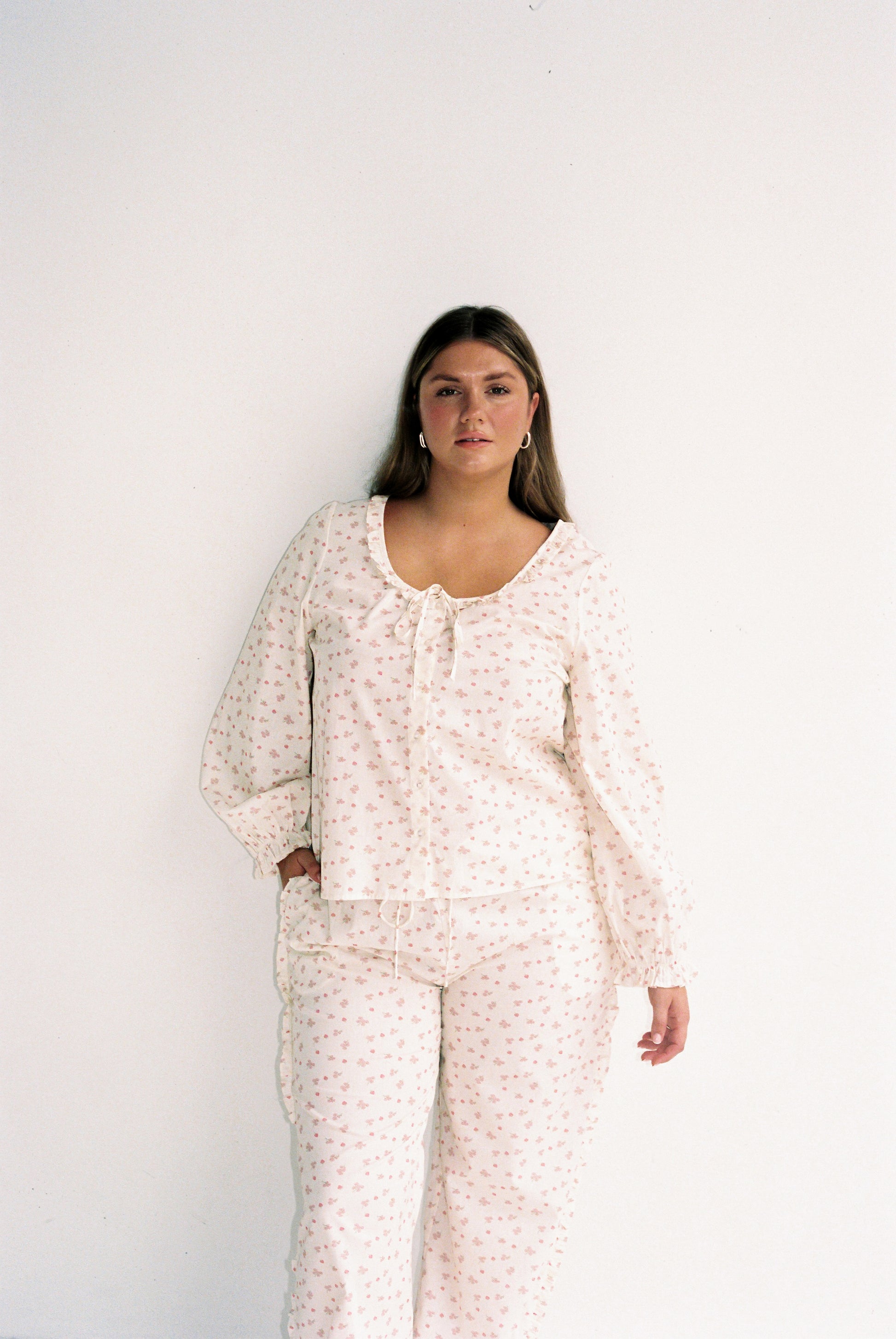 Gigi Pyjama Set - Berry Ditsy