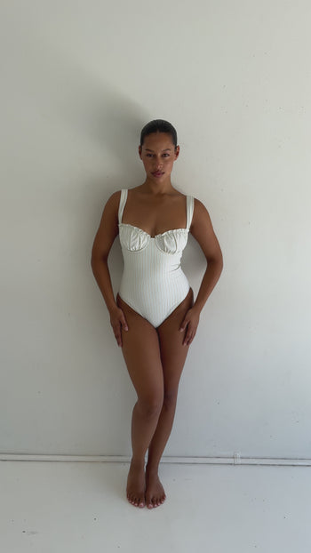 Ophelia One Piece - Blue Stripe