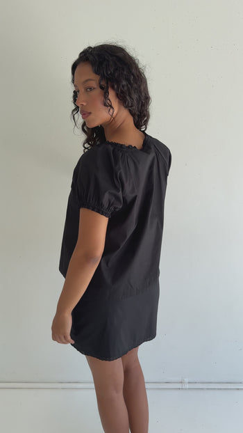 Scout Pintucked Blouse - Black