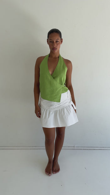 Annika Mini Skirt - Blanc