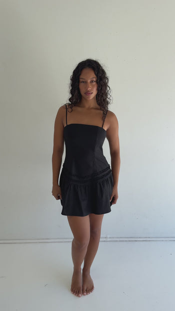Maya Mini Dress - Black