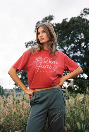 Dear Juni Tee - Berry