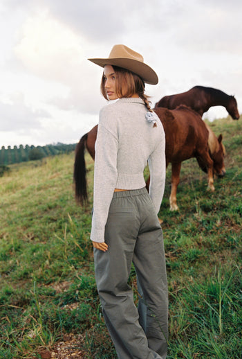 Adelle Pant - Olive